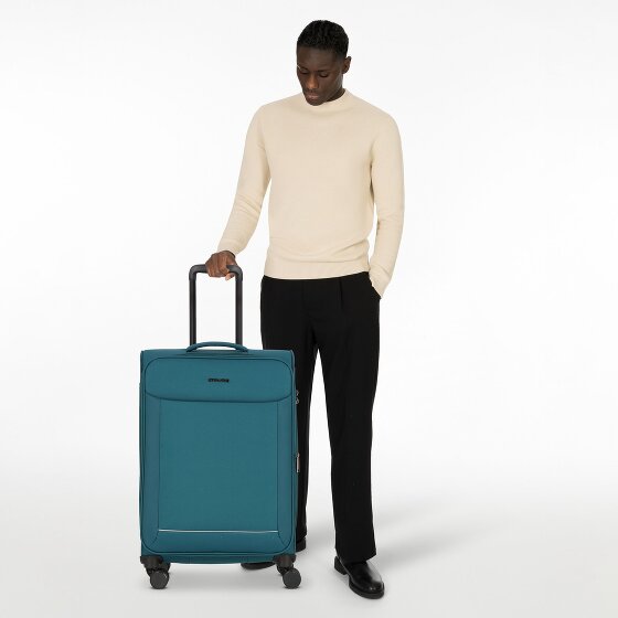Stratic Fresh 4 wielen Trolley M 65 cm met uitbreidingsplooi
