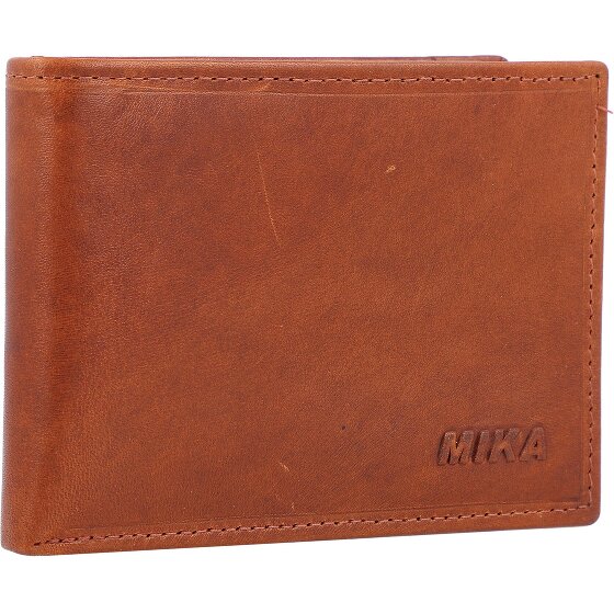 Mika Portemonnee RFID leer 10.5 cm