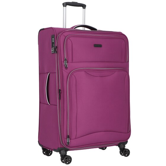 d&n Travel Line 9204 4 wielen Trolley L 76 cm met uitbreidingsplooi