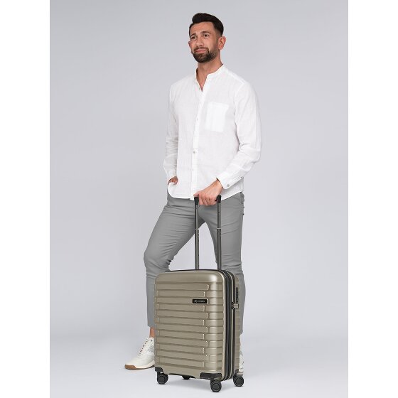 Pactastic Collection 04 THE CABIN + 4 wielen Cabinewagen S 55 cm met uitbreidingsplooi