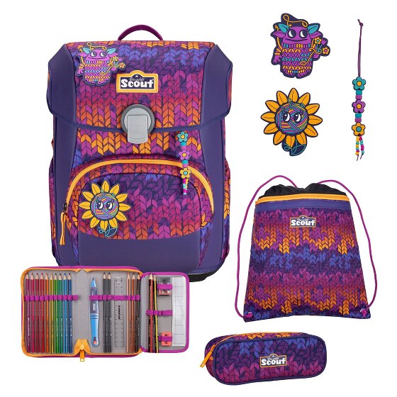 Scout Neo Exklusiv Superflash Schooltas set 4-delig
