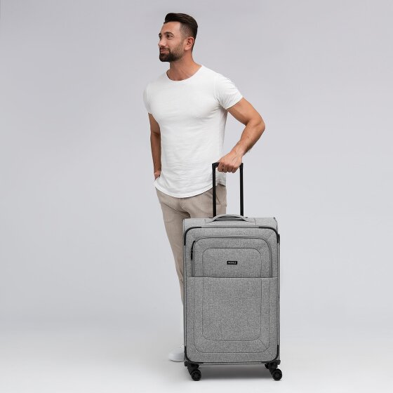 Redolz Essentials 12 LARGE 4 wielen Trolley 79 cm met uitbreidingsplooi