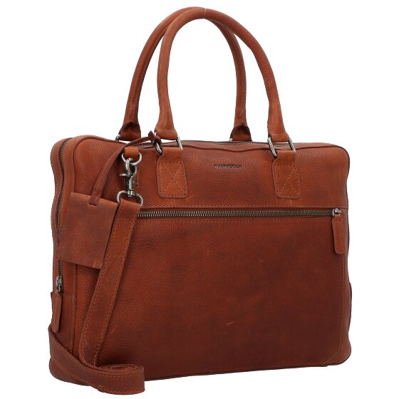 Burkely Antieke Avery aktetas Leer 38 cm Laptopcompartiment