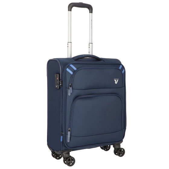 Roncato Twin 4 wielen Cabinewagen S 55 cm met uitbreidingsplooi