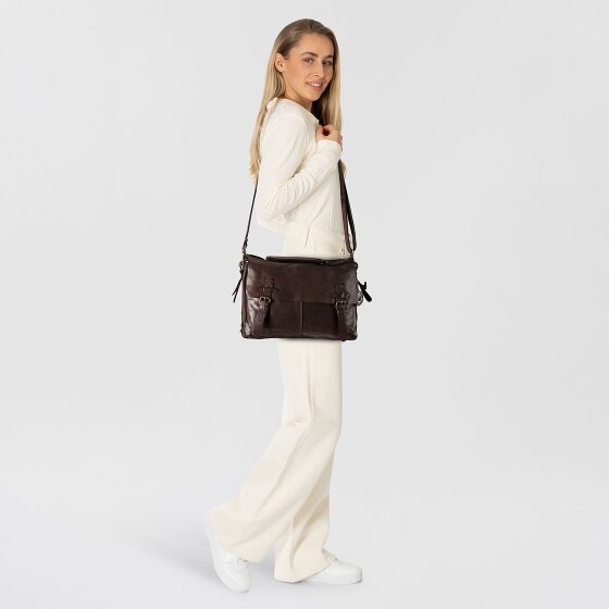 Harbour 2nd Ashton Boodschapper Leer 25 cm Laptop compartiment Harbour 2nd Ashton Boodschapper Leer 25 cm Laptop compartiment