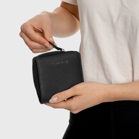 Police Portemonnee Leer 10 cm