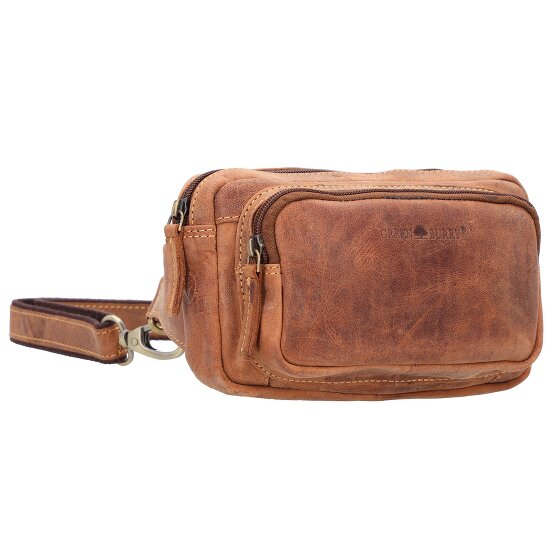 Greenburry Vintage heuptasje leer 20 cm