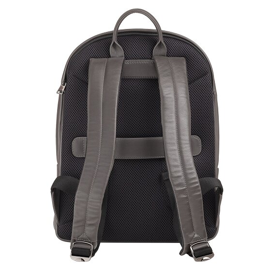 DuDu Casablanca Dagrugzak Leer 40 cm Laptop compartiment