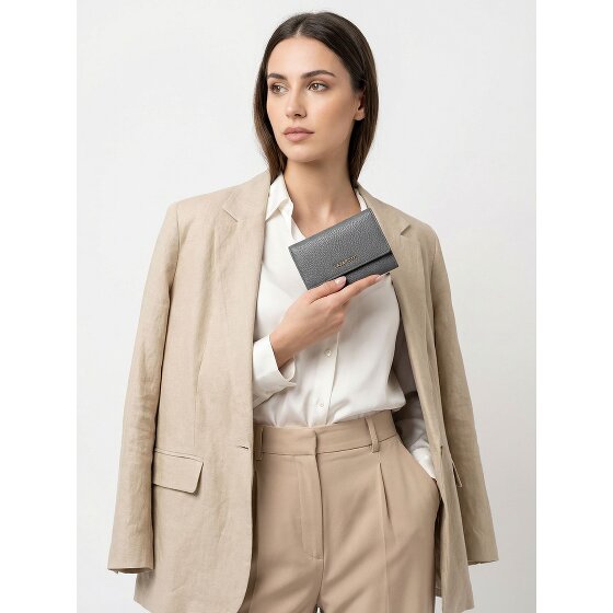 Lazarotti Bologna leer XL portemonnee met ritsvak leer 14 cm