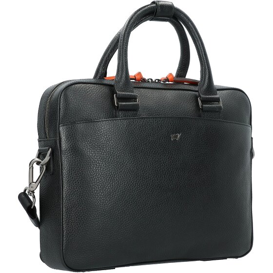 Braun Büffel Novara aktetas leder 38 cm Laptopvak