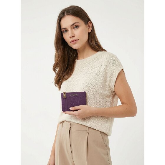 Lazarotti Bologna Leren sleutelhanger Kaarthouder leer 11,5 cm met air tag compartiment