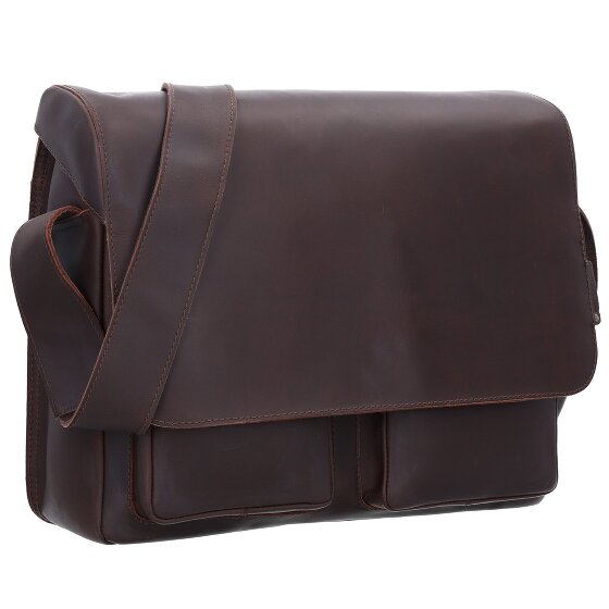 aunts & uncles Hunter Nick Messenger Leer 37 cm laptop compartiment