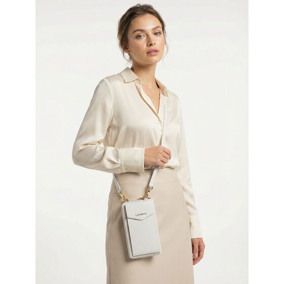 Lazarotti Bologna Leren Zip-Around Portemonnee Mobiel Telefoonhoesje Leer 19 cm