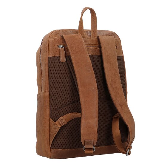 Plevier Urban Dagrugzak Leer 43 cm Laptop compartiment