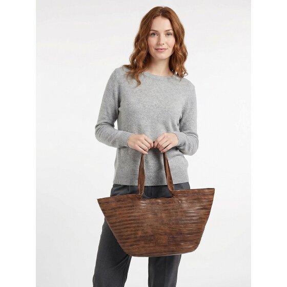 FredsBruder Layer Shopper Tas Leer 50 cm