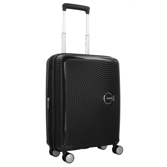 American Tourister Soundbox 4 wielen Cabinewagen 55 cm met uitbreidingsplooi