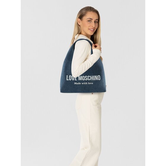 Love Moschino Denim Signature Love Schoudertas 34 cm