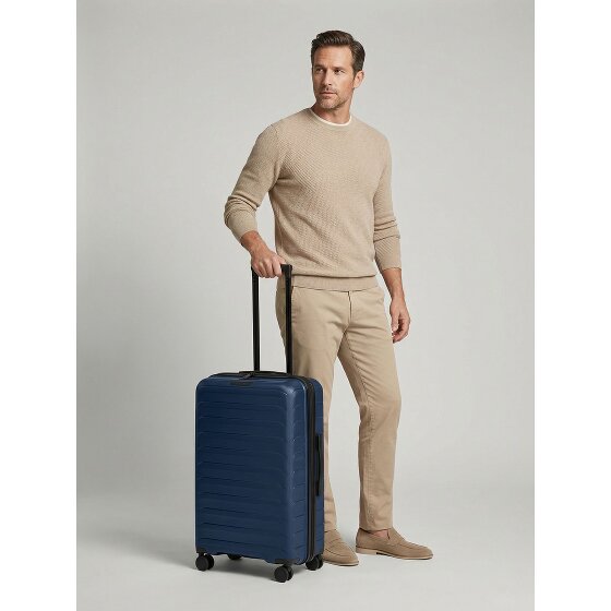 d&n Toronto 4 wielen Trolley M 65 cm met uitbreidingsplooi