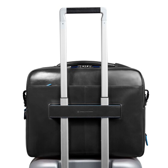 Piquadro Blue Square Koffer Leer 39 cm Laptop compartiment