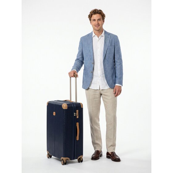 Bric's Life 4 wielen Trolley L 78 cm met uitbreidingsplooi
