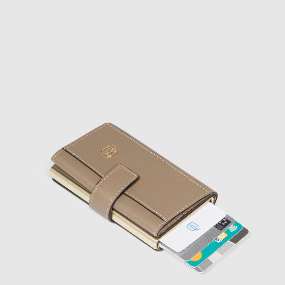 Piquadro Circle Kredietkaart etui RFID-bescherming Leer 6.5 cm