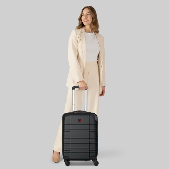 Wenger Amplar Evo 4 wielen Cabinewagen S 53 cm met uitbreidingsplooi