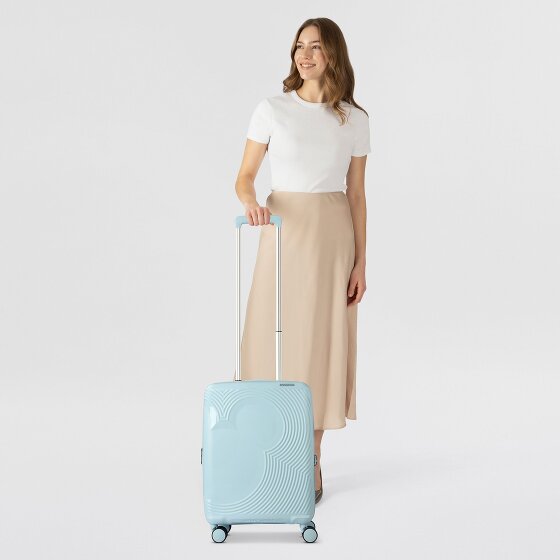 American Tourister Mickey Magic 4 wielen Cabinewagen 55 cm met uitbreidingsplooi