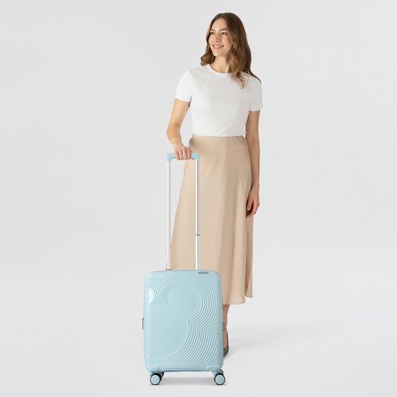 American Tourister Mickey Magic 4 wielen Cabinewagen 55 cm met uitbreidingsplooi