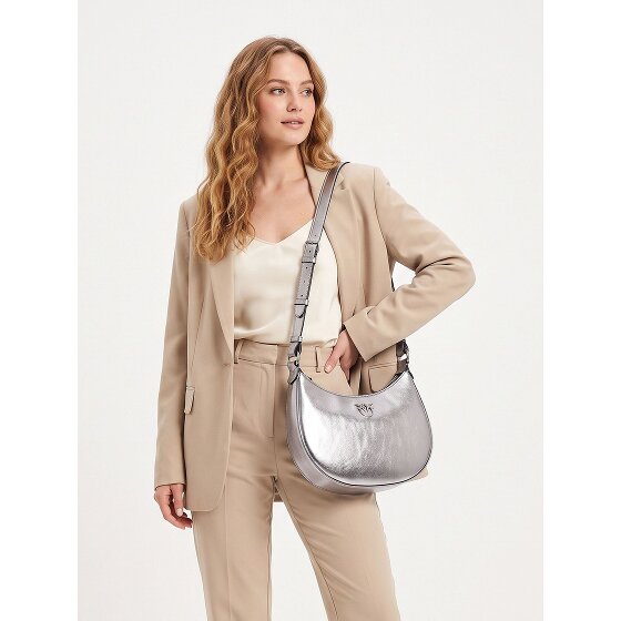 PINKO Half Moon Mini Schoudertas Leder 26 cm