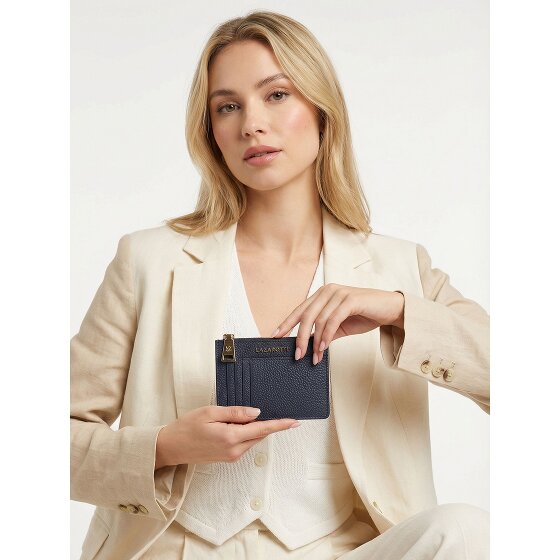 Lazarotti Bologna Leren sleutelhanger Kaarthouder leer 11,5 cm met air tag compartiment