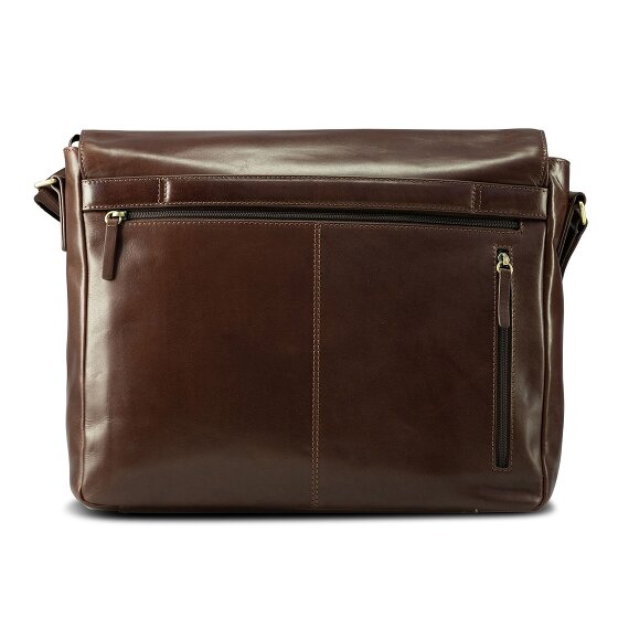 Jost Skagen Aktetas Messenger Leer 38 cm Laptop compartiment