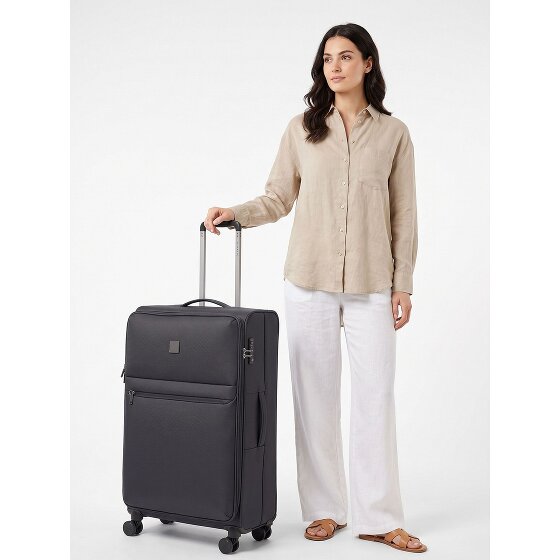 Stratic Lite 4 wielen Trolley L 78 cm met uitbreidingsplooi