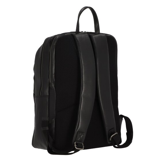 Plevier Rock Opal Dagrugzak Leer 43 cm Laptop compartiment
