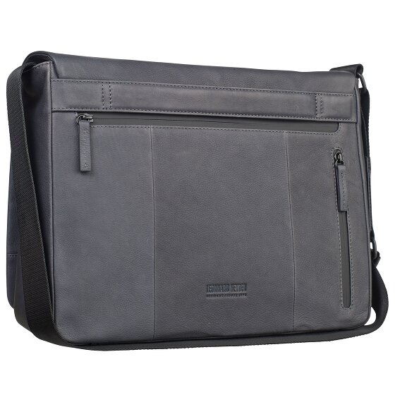 Leonhard Heyden Den Haag Messenger Leer 37 cm Laptopcompartiment