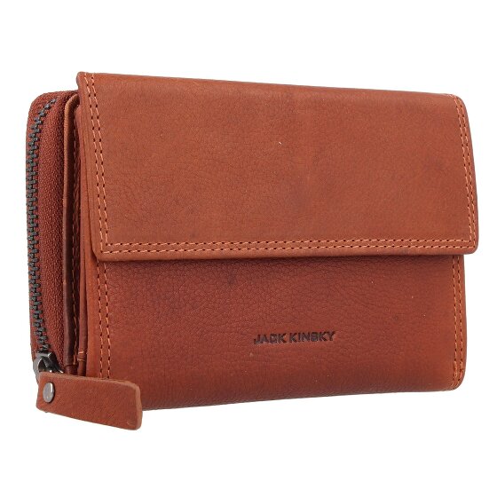 Jack Kinsky Montreal Portemonnee RFID-bescherming Leer 13.5 cm