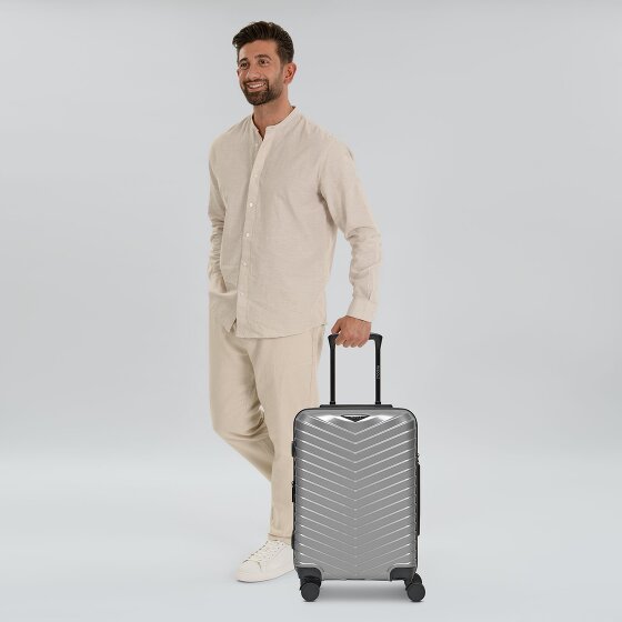 Redolz Essentials 18 4 wielen Cabinewagen 55 cm met uitbreidingsplooi