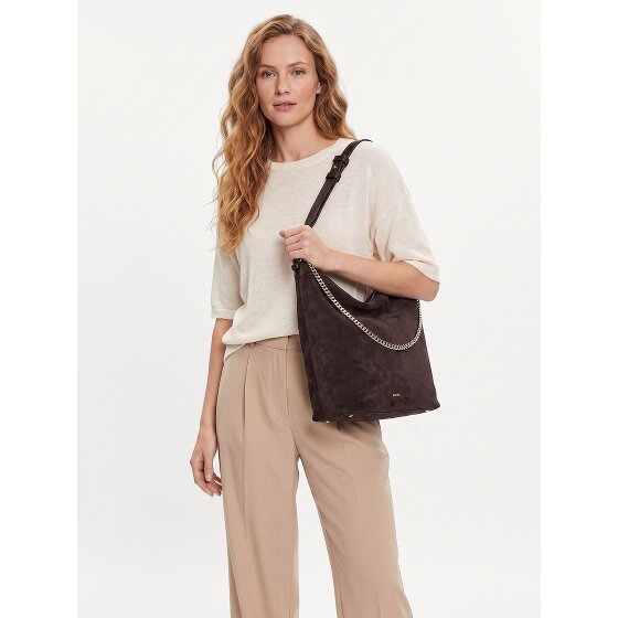 Boss Yelena Schoudertas Leder 28 cm