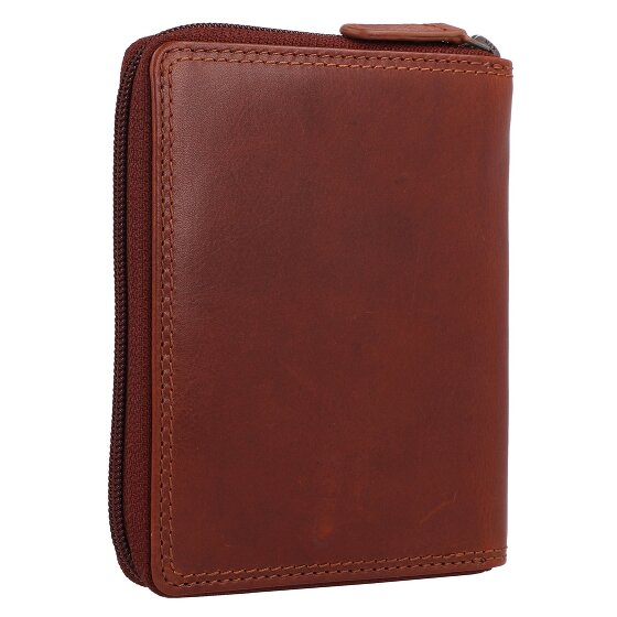 Greenburry Vintage Portemonnee RFID-bescherming Leer 12.5 cm