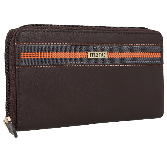 mano Don Leonardo Portemonnee RFID Leer 18 cm