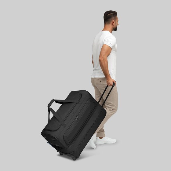 Redolz Duffle Essentials 2-wiel reistassenset 2-delig L+L met stretchvouw