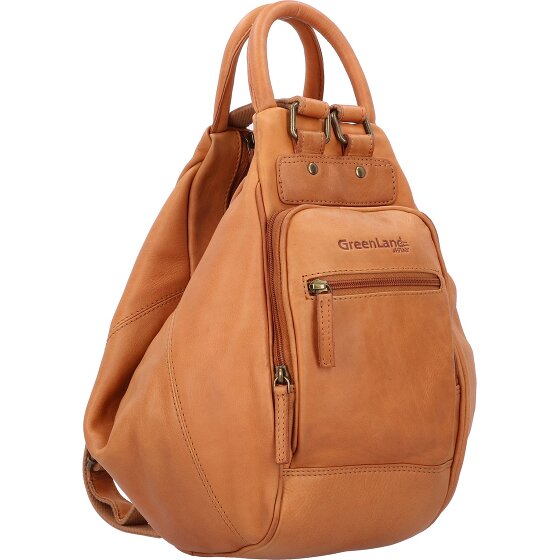 Greenland Nature GreenLand NATURE Stad rugzak Leer 34 cm