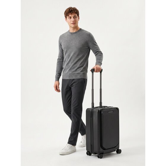 Porsche Design Voyager 3.0 4 wielen Cabinewagen S 55 cm Laptopvak met uitbreidingsplooi