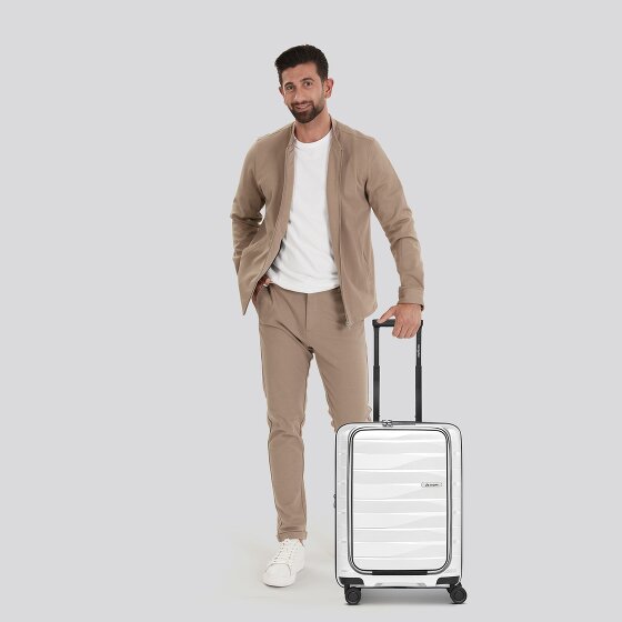 Bergpfeil Travel 4 wielen Cabinewagen 55 cm Laptop compartiment met uitbreidingsplooi