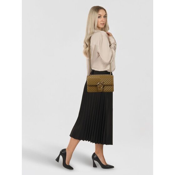 PINKO Love One Crossbody tas Leder 26.5 cm