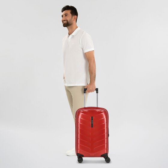 Samsonite Attrix 4 wielen Cabinewagen 55 cm met uitbreidingsplooi