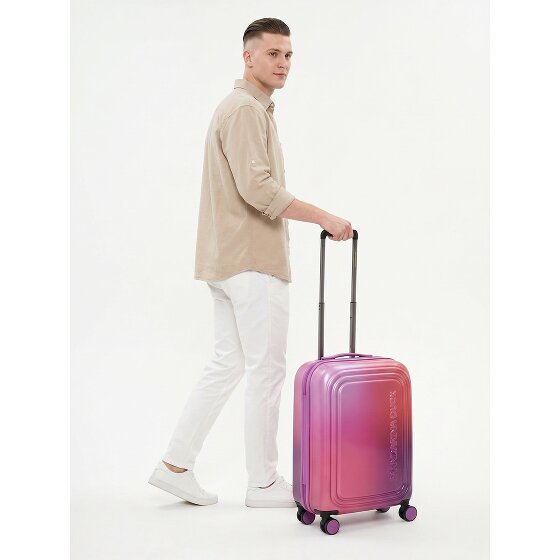 Mandarina Duck Logoduck + 4 wielen Cabinewagen 55 cm met uitbreidingsplooi