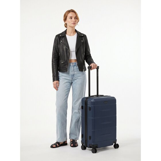 Police London 4 wielen Trolley 64 cm met uitbreidingsplooi