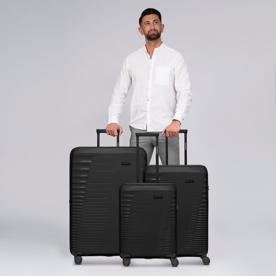 Farmhood Eco Edition 4 wielen Kofferset 3-delig met uitbreidingsplooi