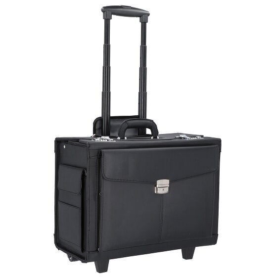 Alassio 2-wiel pilot trolley 40 cm laptopvak Alassio 2-wiel pilot trolley 40 cm laptopvak