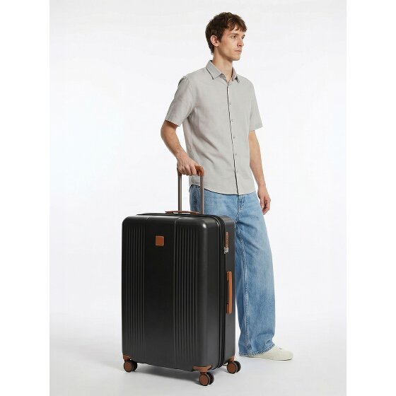 Bric's Ferrara 4 wielen Trolley L 77 cm met uitbreidingsplooi